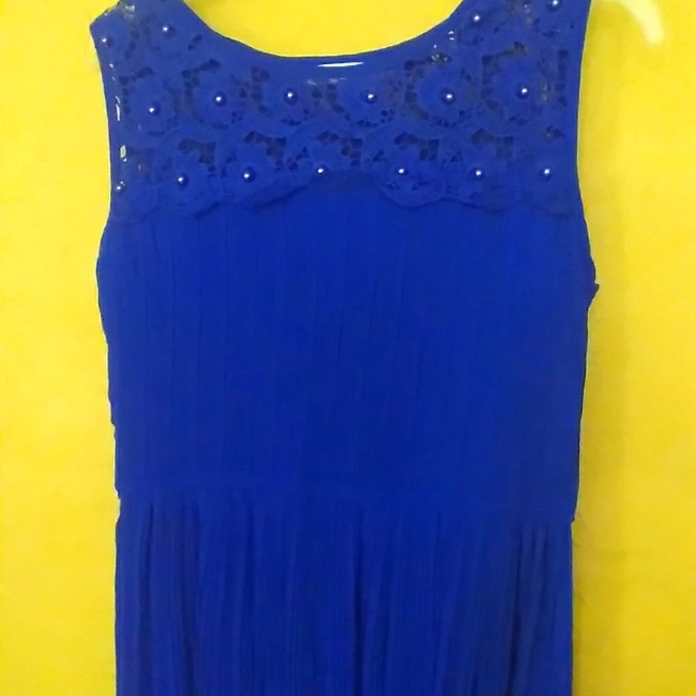Blue Dress with details